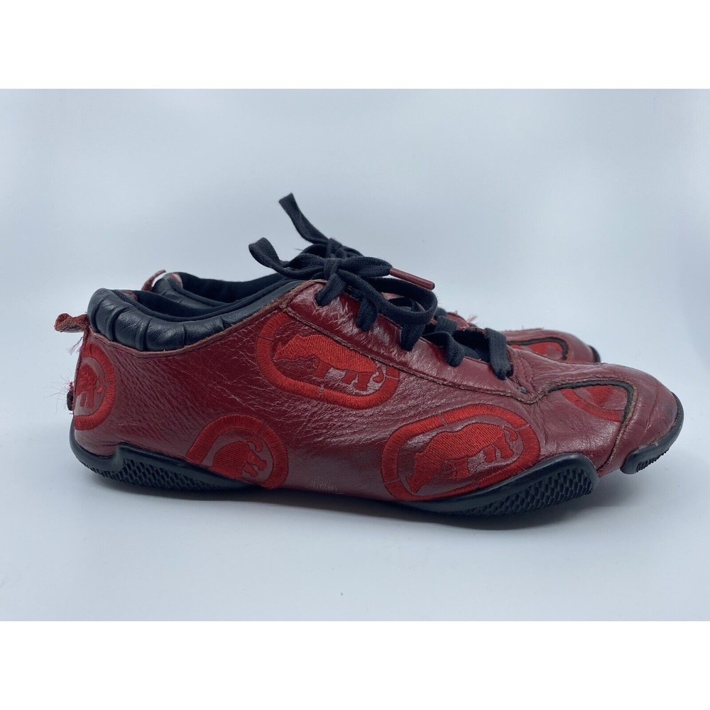 Vintage Rare Red Rhino Leather Lynx by Marc Ecko Shoes